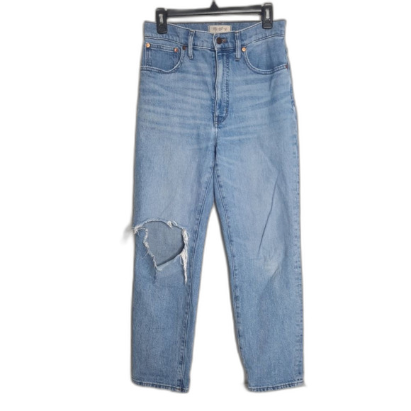 Madewell The Perfect Vintage Straight Jean Reinhart Wash Size 27 - Picture 3 of 11